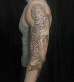 Dragon Outline Tattoo