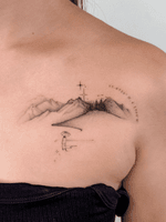 Mountain Landscape Tattoo