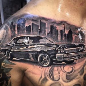 by Krisztian. Krisztian ist zu Gast bei uns sehr bald - 
#cars #car #autos #carfreak #blackandgrey #tattooanansi #americancar