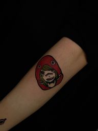 Anime Character Portrait Tattoo