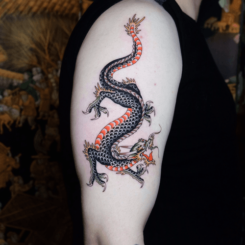 Japanese Dragon Tattoo