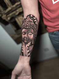 Buddha Arm Tattoo