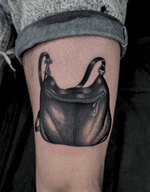 Realistic Black Handbag