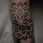 Mandala Elbow Tattoo