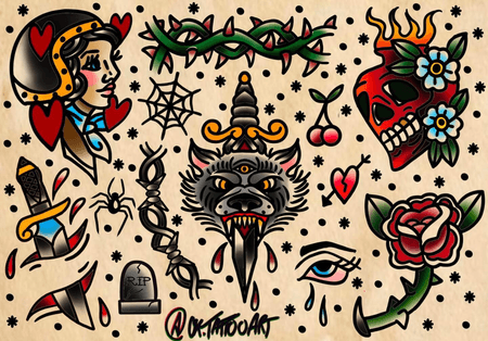 Flash tattoo