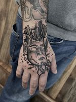 Gargoyle Head Tattoo