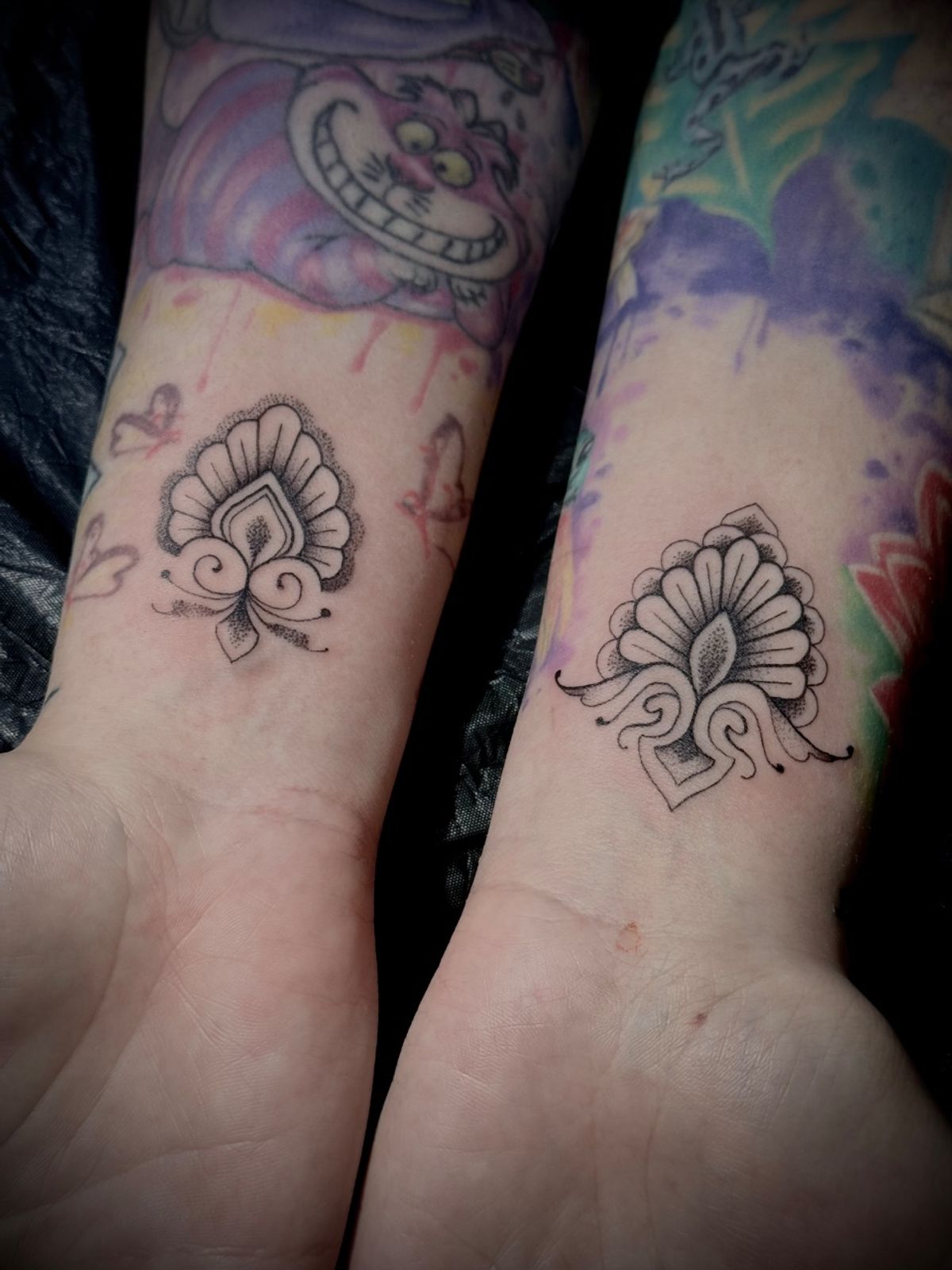 graceful neck tattoo