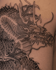Dragon Head Tattoo