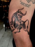 Charging Bull Tattoo