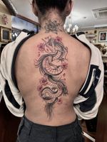 Spirited Away Dragon Back Tattoo