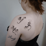 Flying Dragon Trio and 'Family' Tattoo