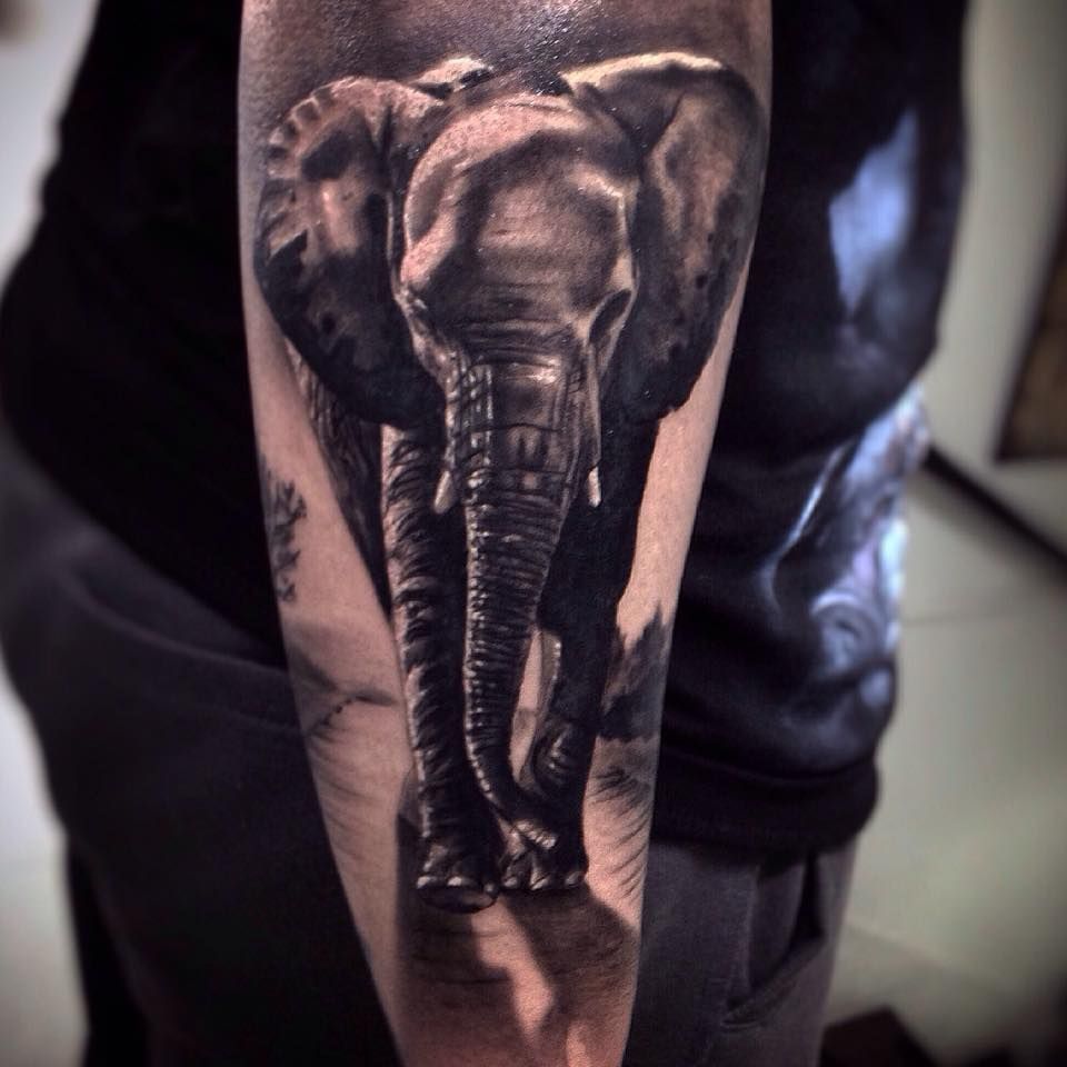 Realistic elephant... - Angry Elephant Tattoos and Piercings | Facebook