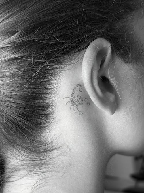 Tiny Scorpion Outline