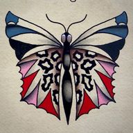 Neo-Traditional Butterfly