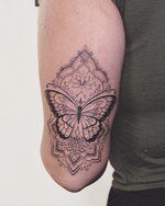 Butterfly Mandala Tattoo