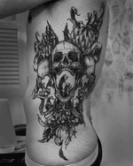 Skull and Floral