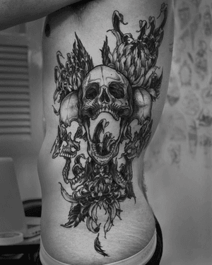 Dotwork tattoo style