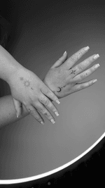 Delicate finger tattoos ✨