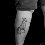 Kleiner 🦊 Fuchs! . #tattooart #foxtattoo #blackworktattoo #smalltattoo #inspiration #detail
