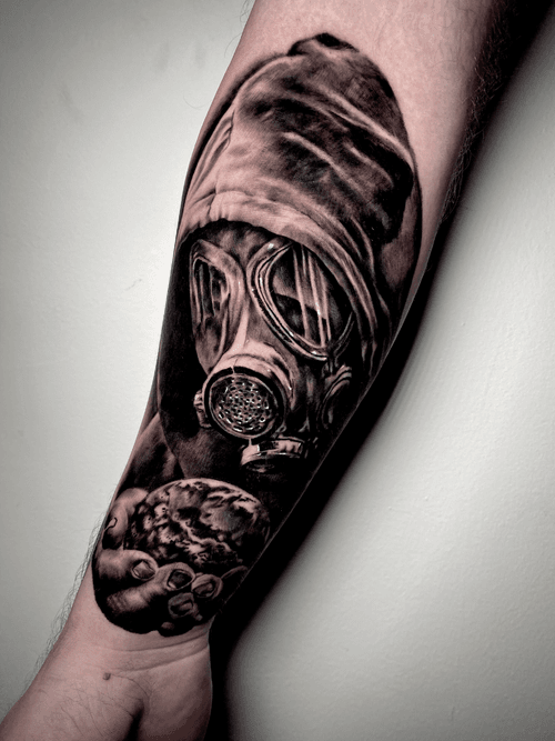 Gas Mask Portrait