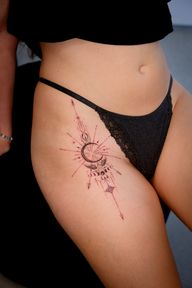 Celestial Compass Tattoo