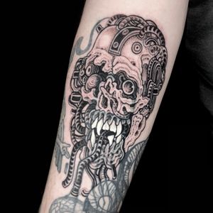 Dotwork tattoo style