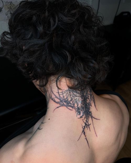 Abstract Thorny Neckpiece