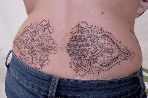 Symmetrical Mandala Tattoo