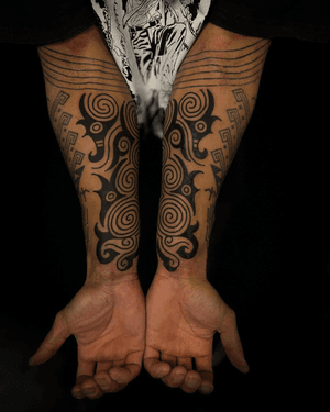 Ornamental tattoo style