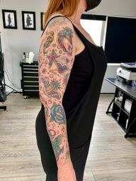 Eclectic Neo-Traditional Sleeve