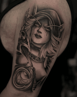 Black & Gray tattoo style