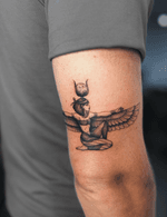 Egyptian Figure Tattoo