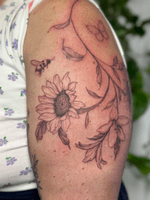 Floral and Bee