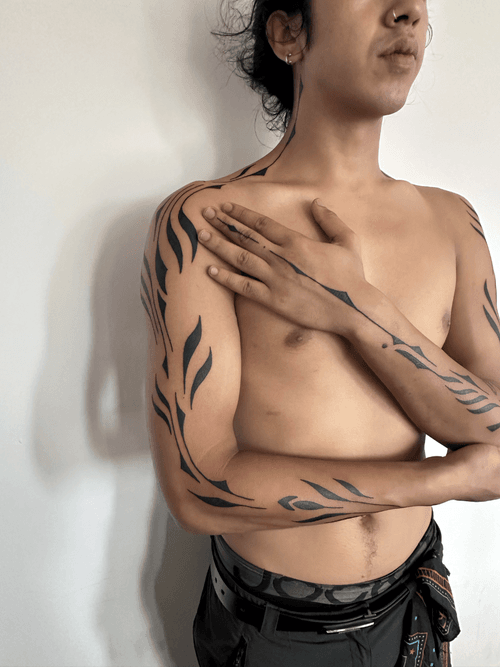Arm and Shoulder Tattoo