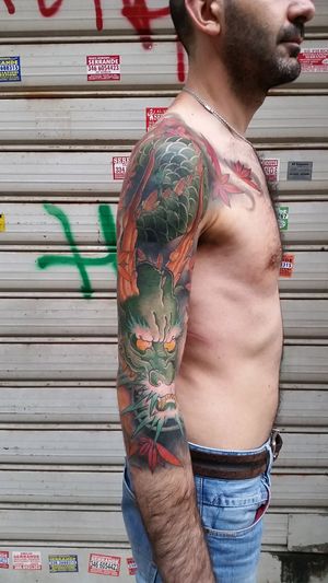 #traditionaltattoo #tattoorome #rome #japanesetattoos #swansongtattooshop #bestinkrome