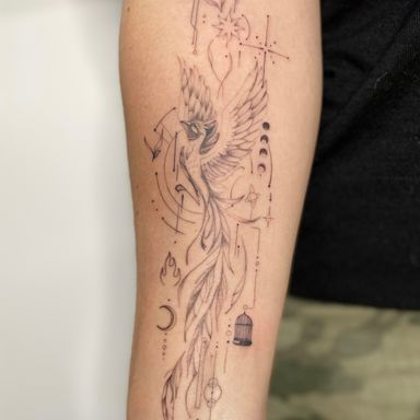 Tattoo work at Madrid Art Tattoo