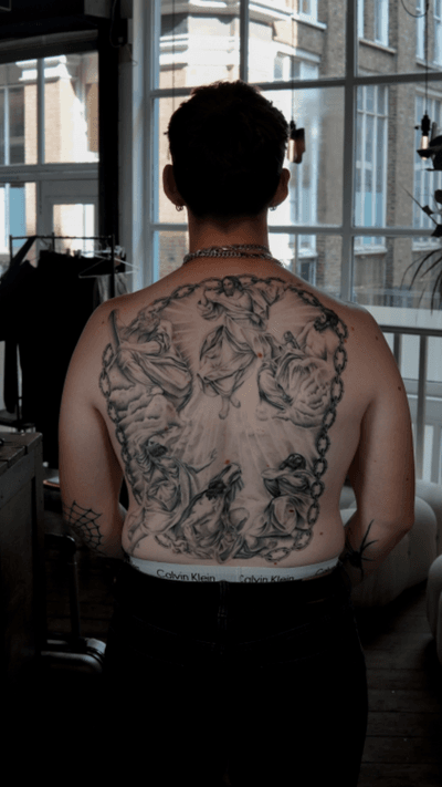 Religious backpiece 