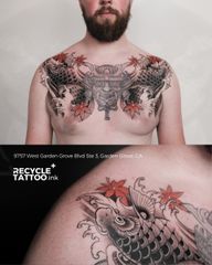 In Japanese tattoo culture and art, the Koi fish stands as a classic symbol of indomitable spirit and the drive to rise above adversity toward success. Every graceful line inked upon the skin is not merely a bold artistic statement but also a reminder of steadfast character in the face of life's every storm.
Like the Koi, rise above. Start your journey with Recycle Tattoo Studio — DM us to book your appointment.
#RECYCLETATTOOSTUDIO #KOIFISHTATTOO #JAPANESETATTOO