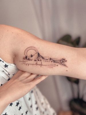 Geometric tattoo style