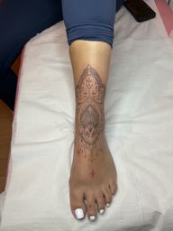 Ornamental Foot Mandala