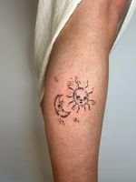 Sun and Moon Tattoo