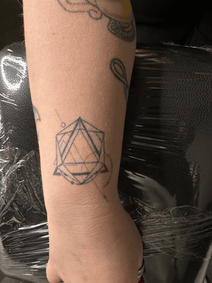 Geometric tattoo style