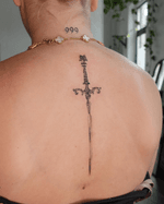 Sword Back Tattoo
