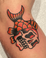 Skull Fish Tattoo