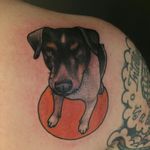 Dog by Chicho. Mejores amigos. My friend Alexander got his beautiful fog Axl as a tribute for the years together. I would like to do some more portraits in this style. Hit me up for proposals. #dog #pet