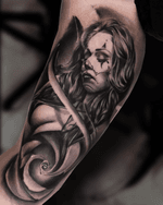 Clown Woman and Rose