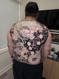 Back piece dragon