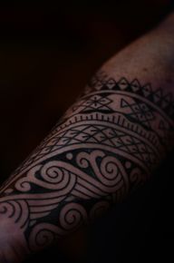 Nordic Viking Pattern on lower arm 