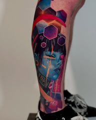 Cyber girl , my design ☺️. . . . #tattooshop #tattooartist #denver #tattoocolorado #tattoodenver #ink #tattooink #russiantattooartist #korlink #tattooartistdenver #tattoo #denvercolorado #cyber #cybertattoo #cyberpunk #cybergirl