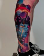 Cyber girl , my design ☺️. . . . #tattooshop #tattooartist #denver #tattoocolorado #tattoodenver #ink #tattooink #russiantattooartist #korlink #tattooartistdenver #tattoo #denvercolorado #cyber #cybertattoo #cyberpunk #cybergirl